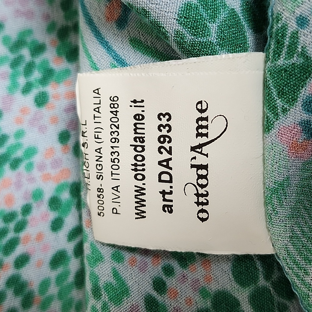 Ottod'ame midi dress Size 4/S tropical print - Picture 8 of 11